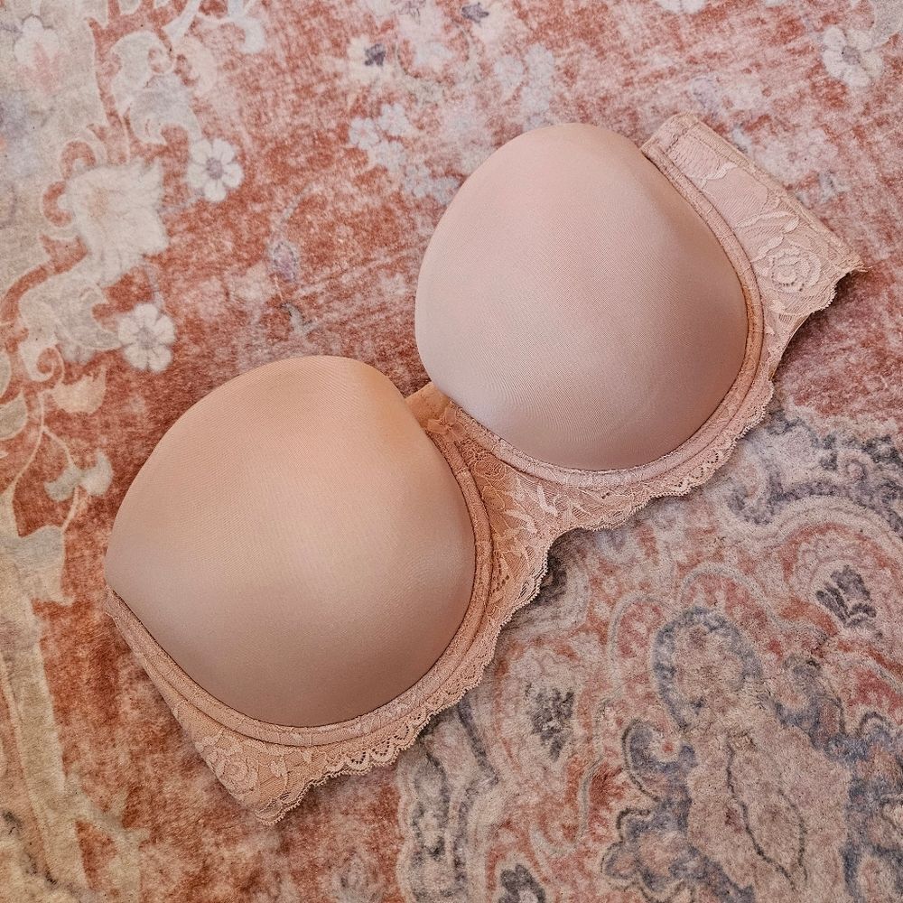 Torrid Lace Trimmed Strapless Bra